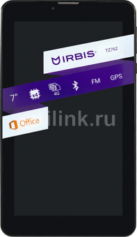 Планшет IRBIS TZ762, 1GB, 8GB, 4G черный
