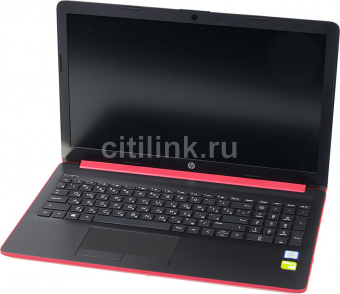 Ноутбук HP 15-da0100ur, 4JY21EA, красный