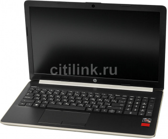 Ноутбук HP 15-db0090ur, 4KA41EA, золотистый